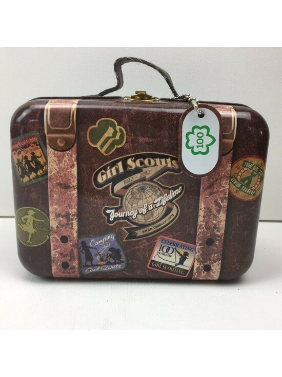 Other - Girl Scout 1912-2012 Travel Suitcase 100th Anniversary Centennial Tin Lunch Box